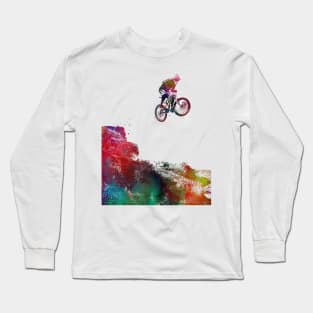 Cycling Bike sport art #cycling #sport Long Sleeve T-Shirt